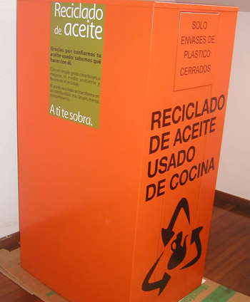 Contenedor de aceite