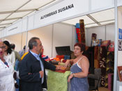 Visita del Alcalde de Carreño a la Feria "Empresa y Mujer"
